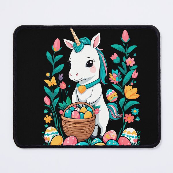 Item preview, Funny unicorn Easter bunny. Cute Easter unicorn designed and sold by LuminOrb.