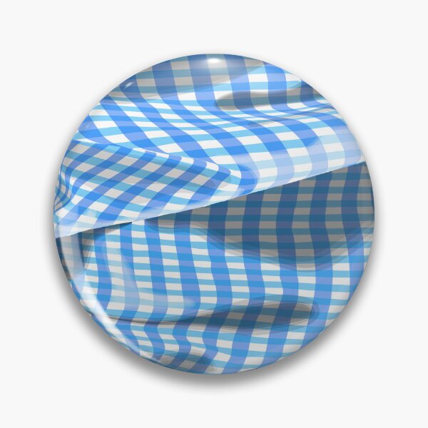 Item preview, Creased blue check pattern designed and sold by m-yoga-store.