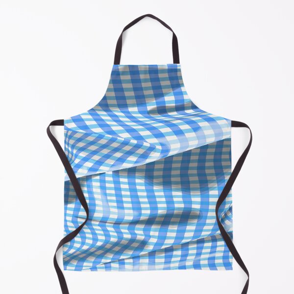 Item preview, Creased blue check pattern designed and sold by m-yoga-store.