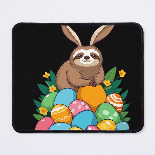Item preview, Funny sloth Easter bunny Iconic Easter designed and sold by LuminOrb.
