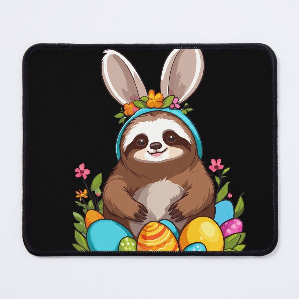 Item preview, Funny sloth Easter bunny Iconic Easter designed and sold by LuminOrb.