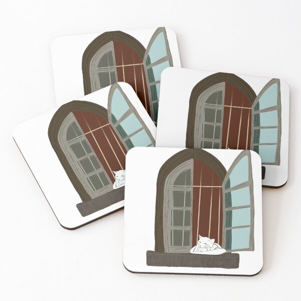 Item preview, Cat looking out the window - dreaming of more designed and sold by AnzullicArts.