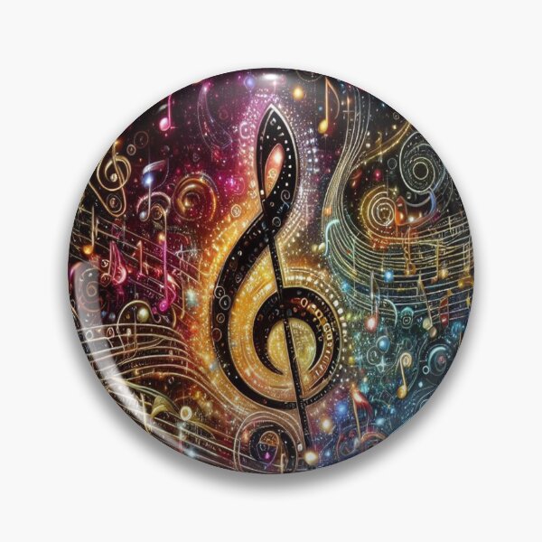Item preview, Music Everywhere In Treble Elegance designed and sold by BrightrDayMusicArt.