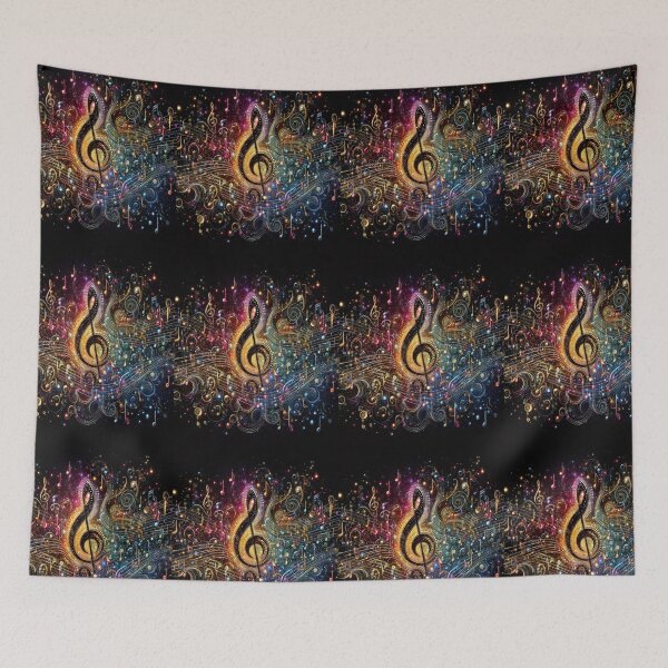 Item preview, Music Everywhere In Treble Elegance designed and sold by BrightrDayMusicArt.