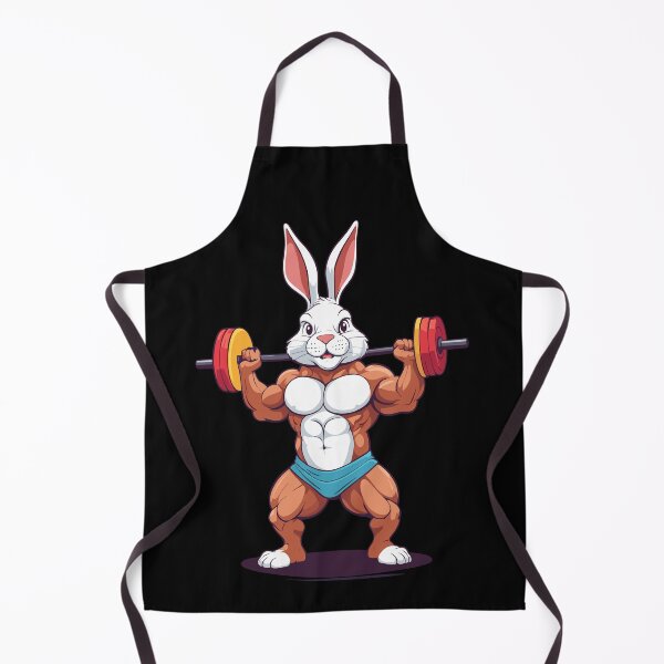 Item preview, Easter Bunny Funny Bodybuilder Animal Workout designed and sold by LuminOrb.