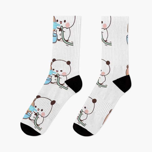 Item preview, Cute funny humor holiday birthday gift lovely cats friend girlfriend Panda Bear Brownie Sugar BuBu DuDu Mochi Milk peach Valentine xmas goma Couple v3 designed and sold by OceanLiveArts.