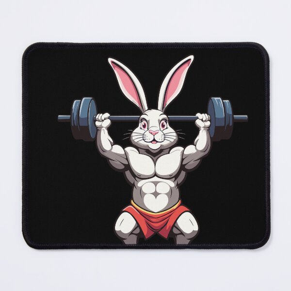 Item preview, Easter Bunny Body Building Animal Funny Workout designed and sold by LuminOrb.