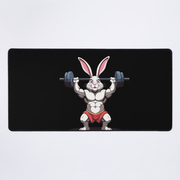 Item preview, Easter Bunny Body Building Animal Funny Workout designed and sold by LuminOrb.