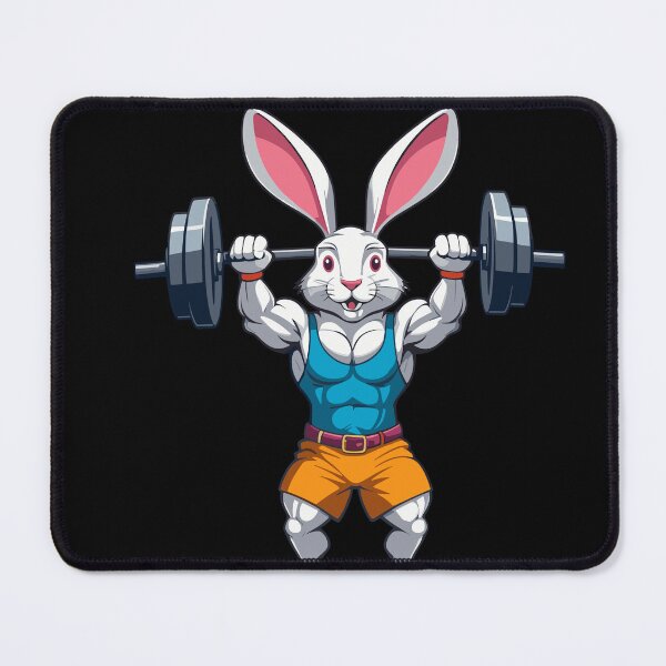 Item preview, Easter Bunny Bodybuilding Animal Funny Workout designed and sold by LuminOrb.