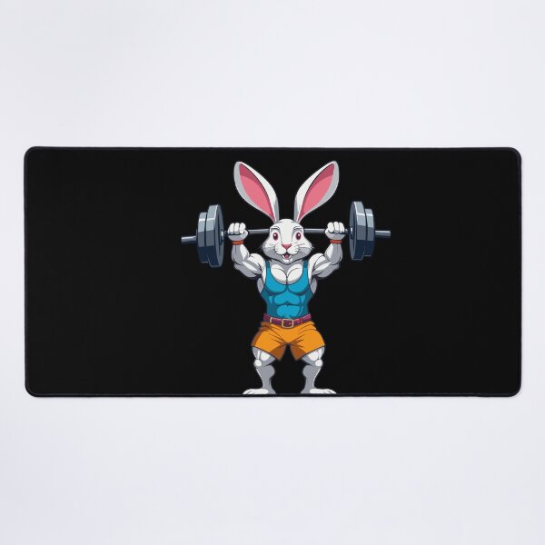 Item preview, Easter Bunny Bodybuilding Animal Funny Workout designed and sold by LuminOrb.
