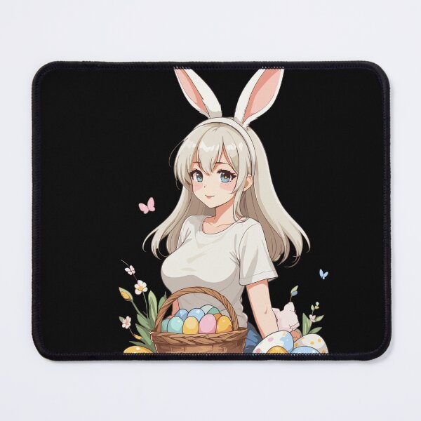 Item preview, Anime Easter Kawaii Easter Bunny Manga Girl Otaku designed and sold by LuminOrb.