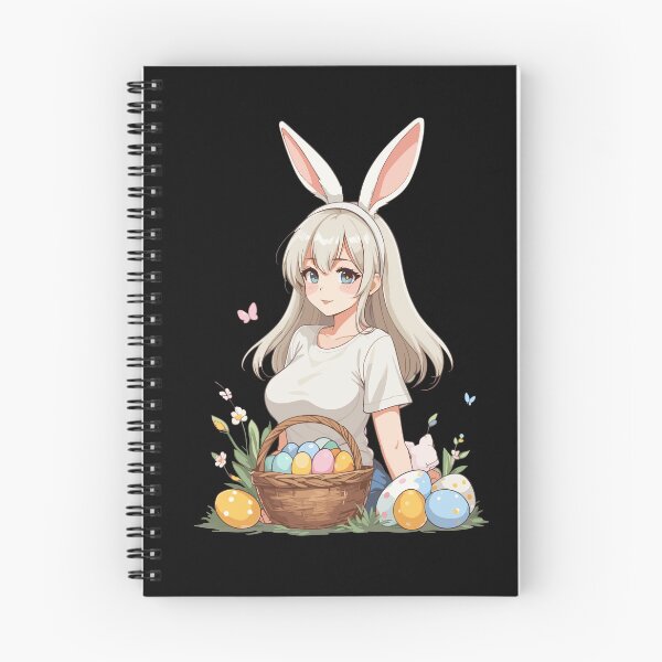 Item preview, Anime Easter Kawaii Easter Bunny Manga Girl Otaku designed and sold by LuminOrb.