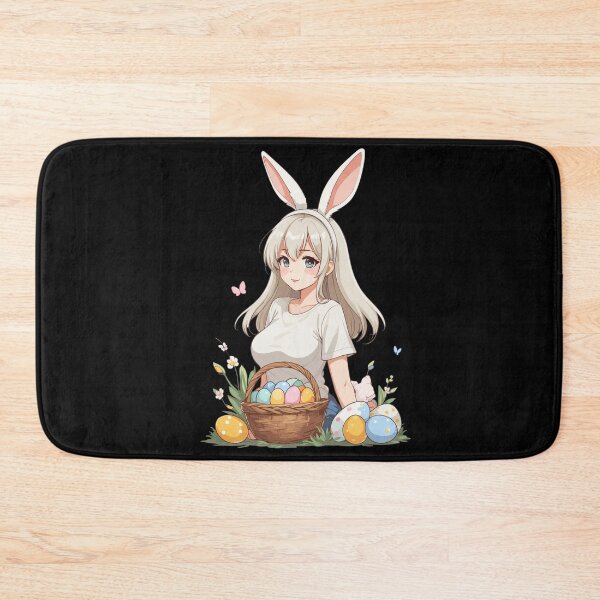 Item preview, Anime Easter Kawaii Easter Bunny Manga Girl Otaku designed and sold by LuminOrb.