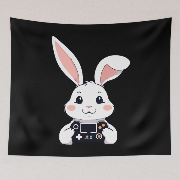 Item preview, Easter Bunny Gamer & Iconic Easter Gaming designed and sold by LuminOrb.