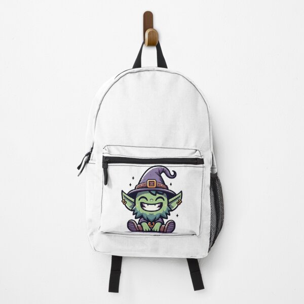 Item preview, Kawaii Grinning Goblin With Wearing A Top Hat designed and sold by CanvasCutie.