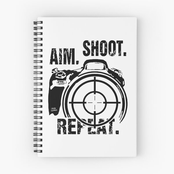 Item preview, Aim Shoot Repeat; Photographer; designed and sold by StickerApe.
