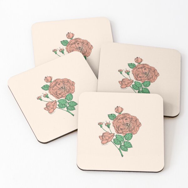 Item preview, Apricot Rosette Rose Bloom Semi-Double 8-15 Petals In 2 Rows designed and sold by Rachael Taylor.