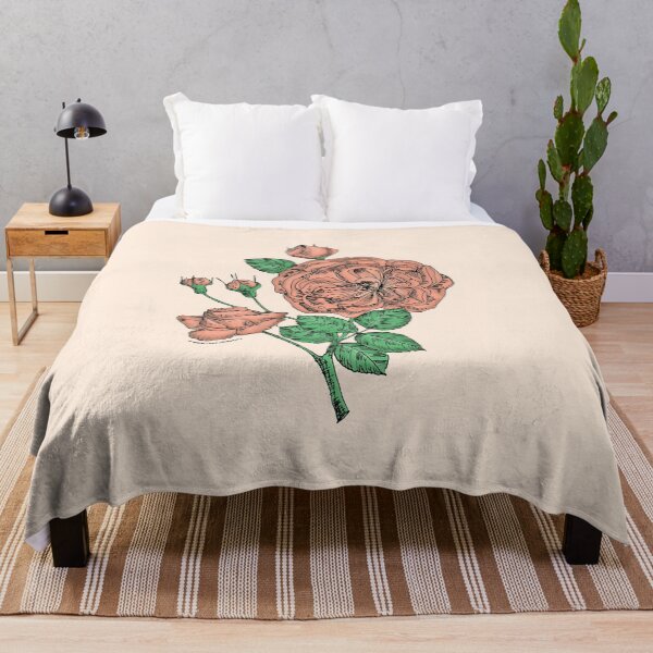 Item preview, Apricot Rosette Rose Bloom Semi-Double 8-15 Petals In 2 Rows designed and sold by zenithcreative.