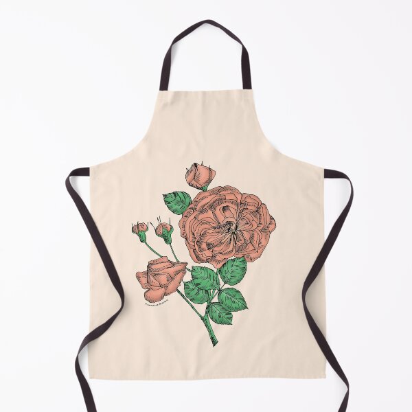 Item preview, Apricot Rosette Rose Bloom Semi-Double 8-15 Petals In 2 Rows designed and sold by Rachael Taylor.
