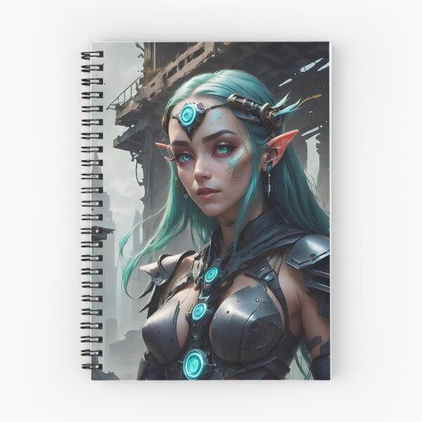 Item preview, Cyberpunk Elvish Warrior Girl designed and sold by Marcicev-Bojan.