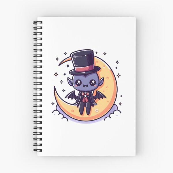 Item preview, Kawaii Whimsical Vampire With Top Hat designed and sold by CanvasCutie.