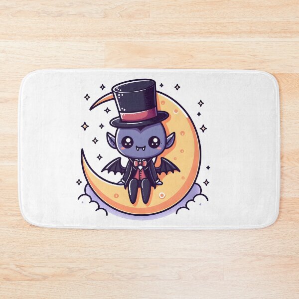 Item preview, Kawaii Whimsical Vampire With Top Hat designed and sold by CanvasCutie.