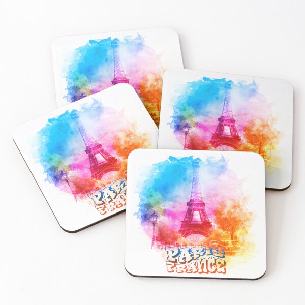 Item preview, Paris France Watercolor Painting designed and sold by Echonn.