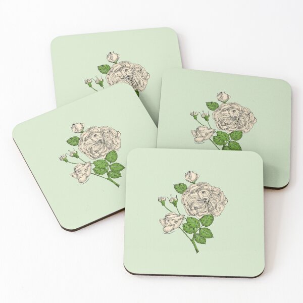 Item preview, Cream Rosette Rose Bloom Semi-Double 8-15 Petals In 2 Rows designed and sold by Rachael Taylor.