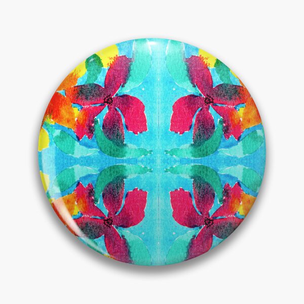 Item preview, Flores Acuarela Pictóricamente Suelto Vibrante designed and sold by Jaana Day.