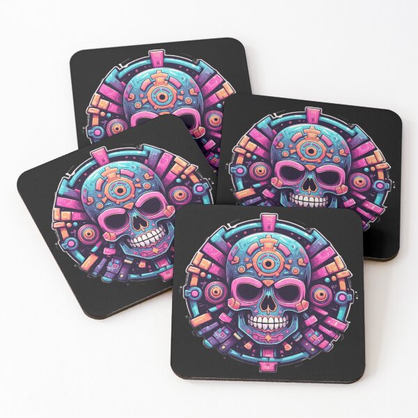 Item preview, Trippy Tribal Skull, Goth, Fantasy Art designed and sold by Burn-Ego.