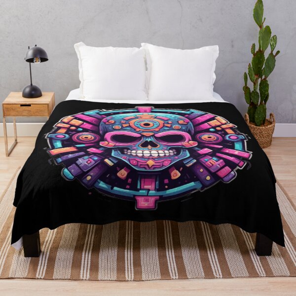 Item preview, Trippy Tribal Skull, Goth, Fantasy Art designed and sold by Burn-Ego.