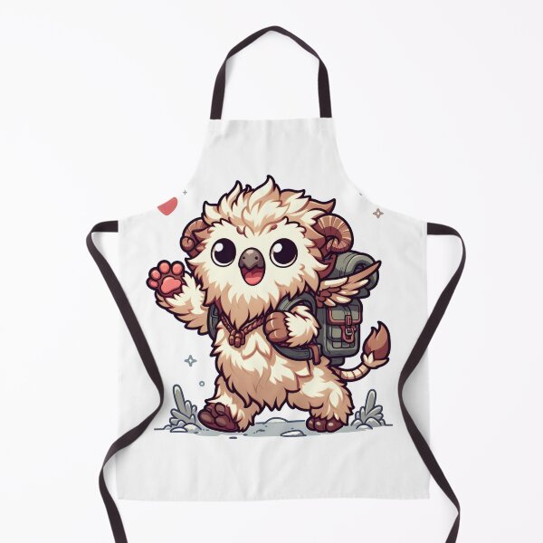 Item preview, Kawaii Fluffy Griffon With Backpack designed and sold by CanvasCutie.