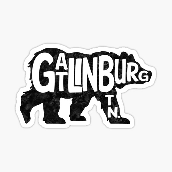 Item preview, Gatlinburg Tennessee Bear Great Smoky Mountains TN designed and sold by DESTINATIONS DECAL.
