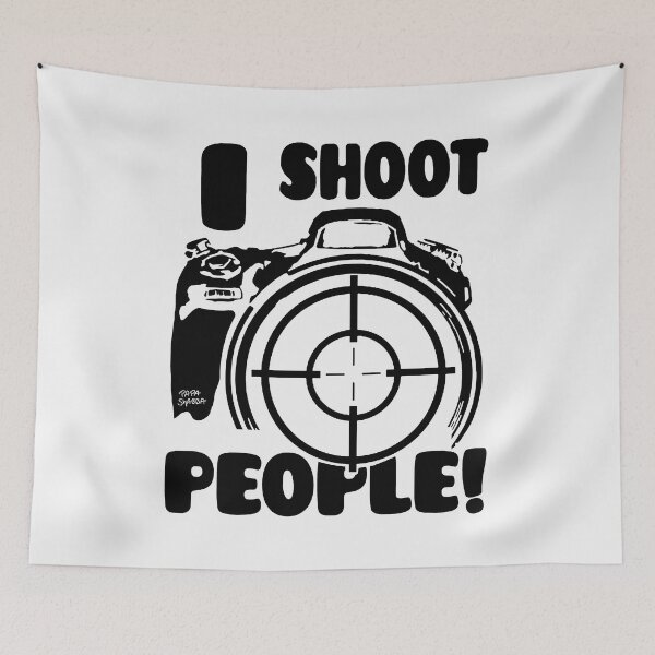 Item preview, I Shoot People; Photographer; designed and sold by StickerApe.