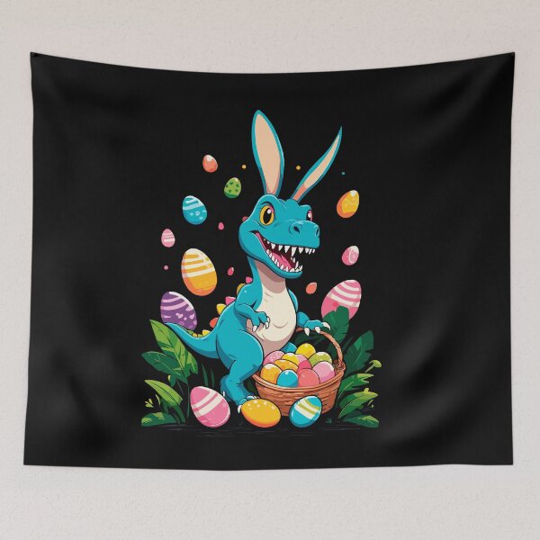 Item preview, Iconic Easter Dinosaur Easter Bunny designed and sold by LuminOrb.