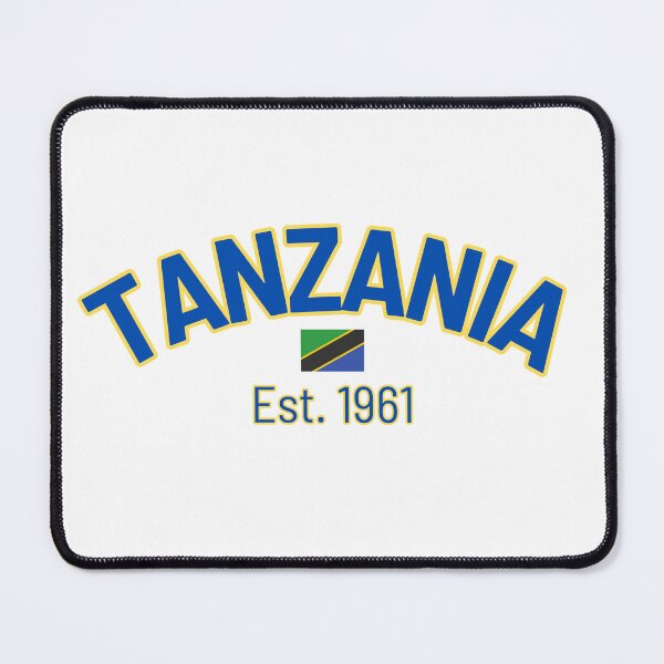 Item preview, Tanzania Established 1961 curved with flag. designed and sold by Firikokoz.
