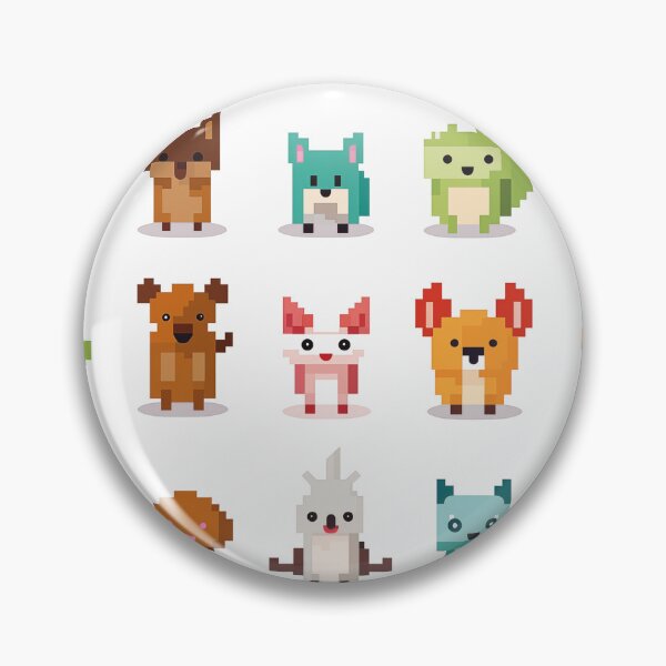 Item preview, style weird tiny pixelated animals designed and sold by filigreedigital.