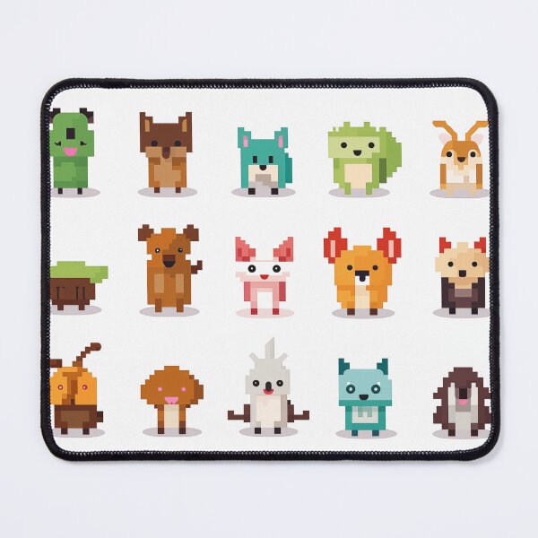 Item preview, style weird tiny pixelated animals designed and sold by filigreedigital.