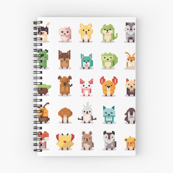 Item preview, style weird tiny pixelated animals designed and sold by filigreedigital.