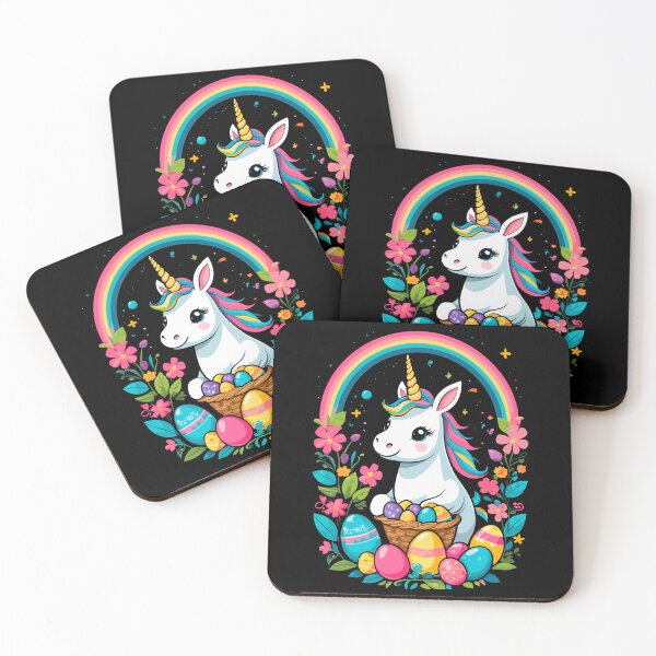 Item preview, Funny unicorn Easter bunny. Cute Easter unicorn designed and sold by LuminOrb.