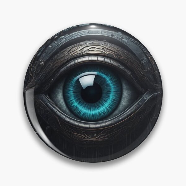 Item preview, Technopagan Evil Eye, Digital Painting, Occult designed and sold by Burn-Ego.