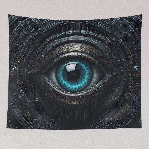 Item preview, Technopagan Evil Eye, Digital Painting, Occult designed and sold by Burn-Ego.