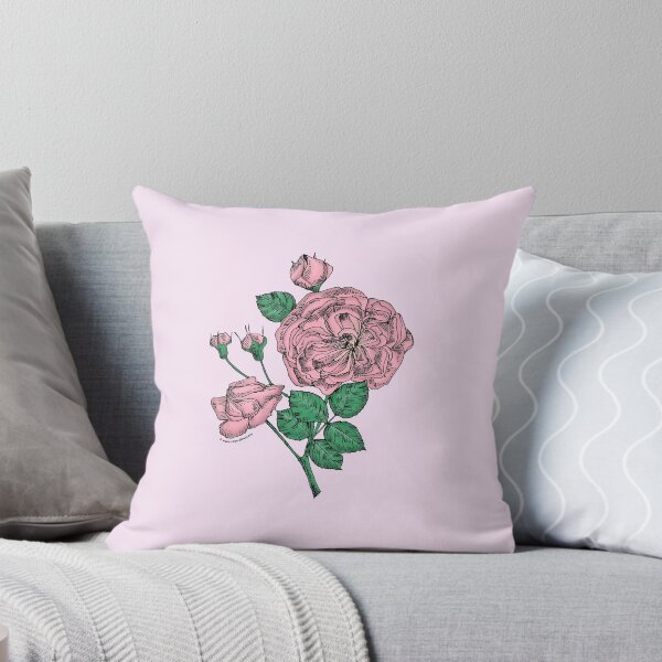 Item preview, Light Pink Rosette Rose Bloom Semi-Double 8-15 Petals In 2 Rows designed and sold by Rachael Taylor.