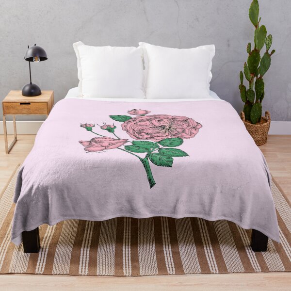 Item preview, Light Pink Rosette Rose Bloom Semi-Double 8-15 Petals In 2 Rows designed and sold by Rachael Taylor.