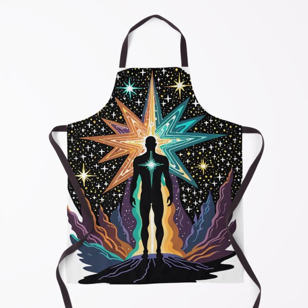 Item preview, Meditation Third-eye Ego Death Space Stars Colorful designed and sold by BeeFigDesigns.