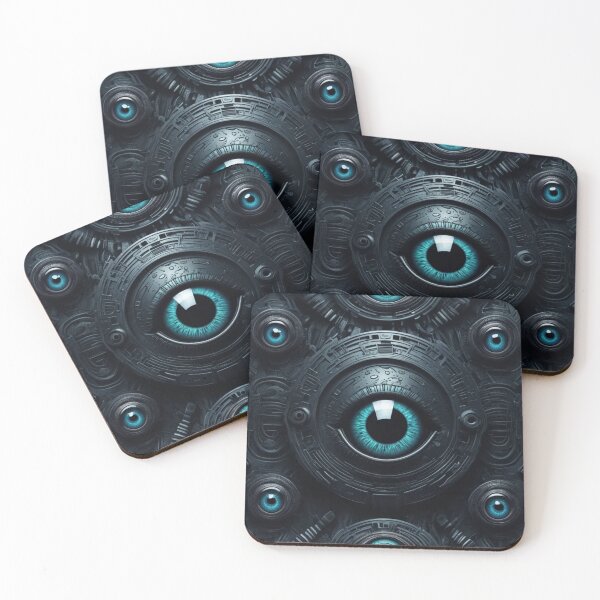 Item preview, Technomagick Evil Eye, Digital Painting, Occult designed and sold by Burn-Ego.