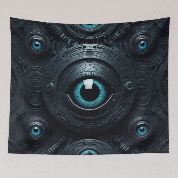 Item preview, Technomagick Evil Eye, Digital Painting, Occult designed and sold by Burn-Ego.