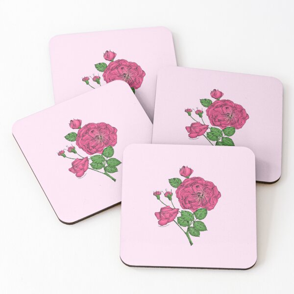 Item preview, Mid Pink Rosette Rose Bloom Semi-Double 8-15 Petals In 2 Rows designed and sold by Rachael Taylor.