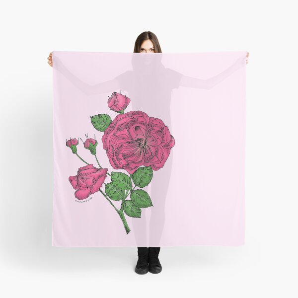Item preview, Mid Pink Rosette Rose Bloom Semi-Double 8-15 Petals In 2 Rows designed and sold by Rachael Taylor.