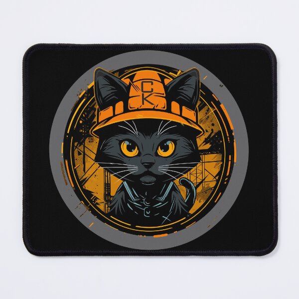 Item preview, Construction Foreman Kitten designed and sold by lawsonlee.